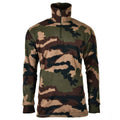Original French army woodland camo CCE shirt fleece NEW