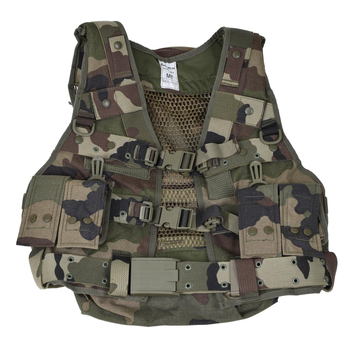 Tactical camouflage vest Original French Military Assault CCE