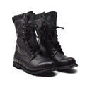 Original French Military boots waterproof genuine leather mid calf army footwear