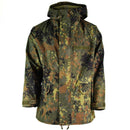 Original German army field Jacket GoreTex Flecktarn waterproof rain parka NEW - GoMilitar