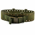 Original German army harness belt Webbing tactical belt suspenders combat