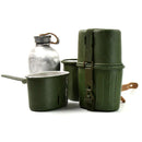 Original German Army Mess Kit Canteen Drinking Flask Water Bottle Cookware Army - GoMilitar
