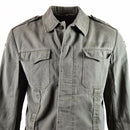 Original German army Moleskin jacket. Vintage BW army field olive drab jacket - GoMilitar