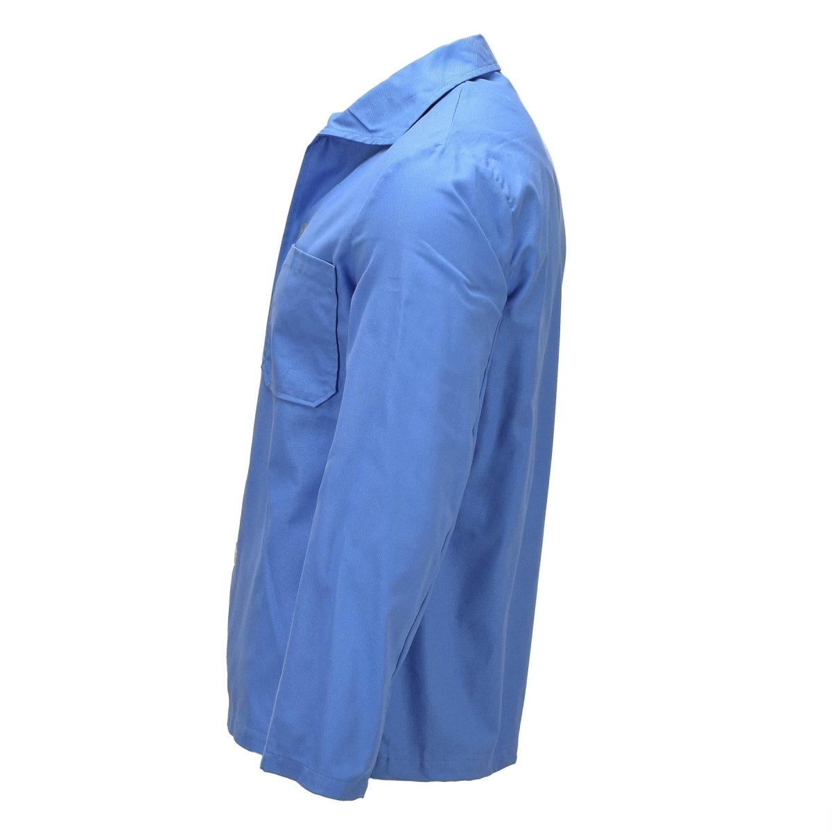 Original German Army Pajama Shirt Long Sleeve Button Front Sleepwear Blue