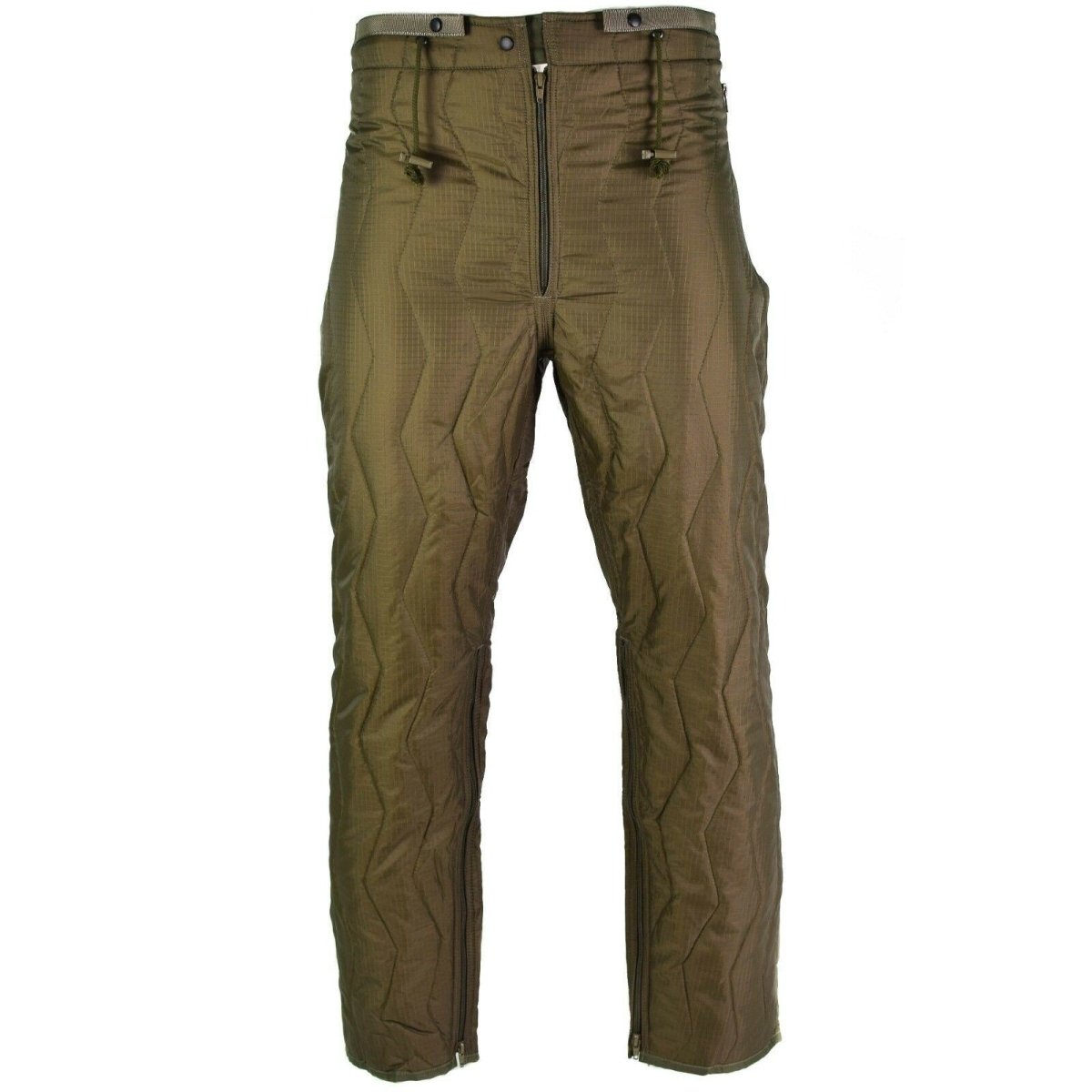 Original German army quilted pants liner trousers inner warmer thermal winter OD