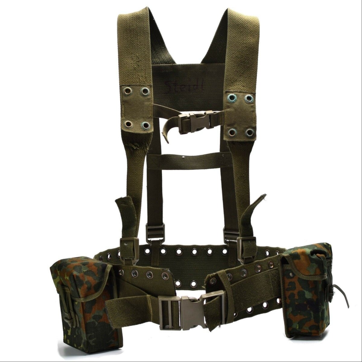 Military harness set Original German army Webbing system 4 pcs - GoMilitar