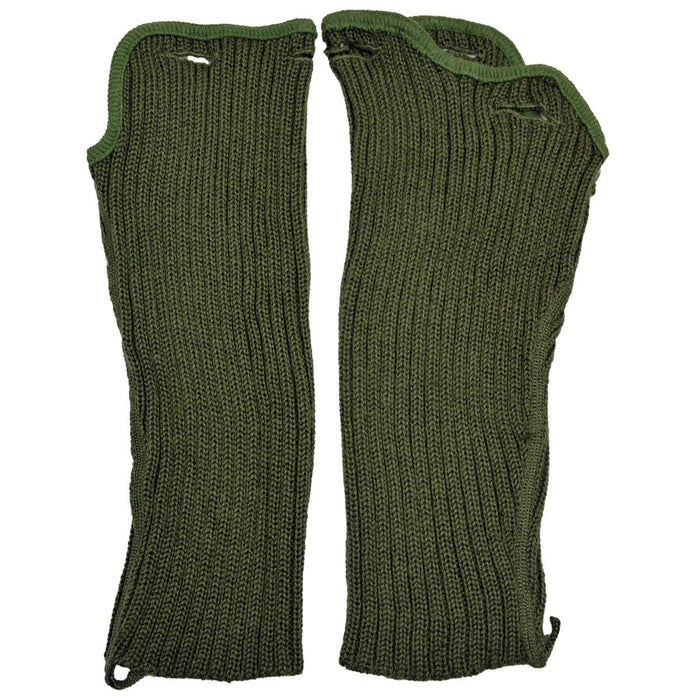 Original German Army Wristlets Cotton Warm Thermal Wrist Warmers Olive - GoMilitar