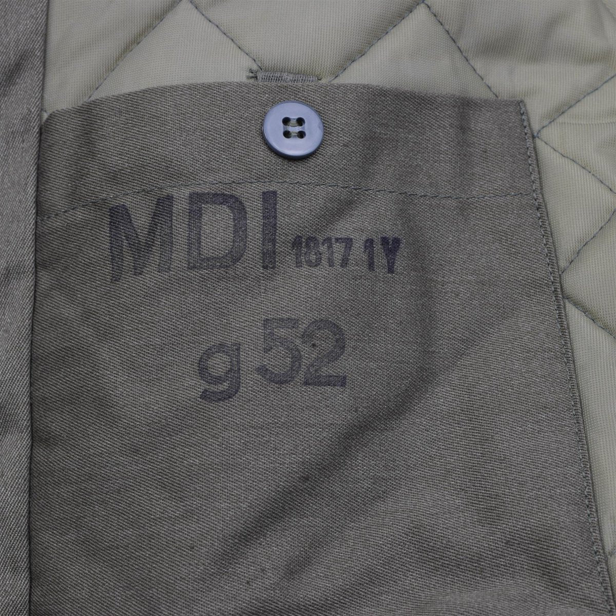 Original German Military DDR Field Coat Army Issue Vintage Surplus Olive