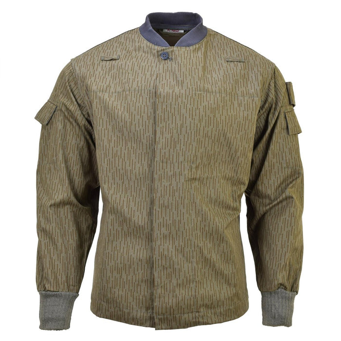 Original German Military NVA strichtarn camo jacket vintage combat field uniform - GoMilitar
