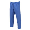 Original German Military Pyjama Trousers Elastic Waist Relaxed Sleepwear Blue