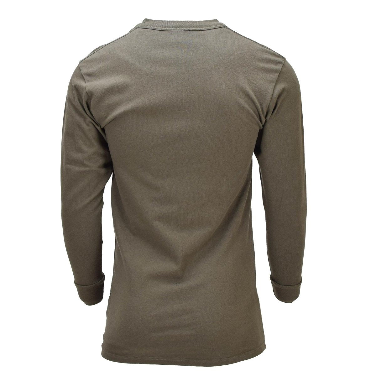 Original German Military Thermal Undershirt Breathable Long Sleeve Olive