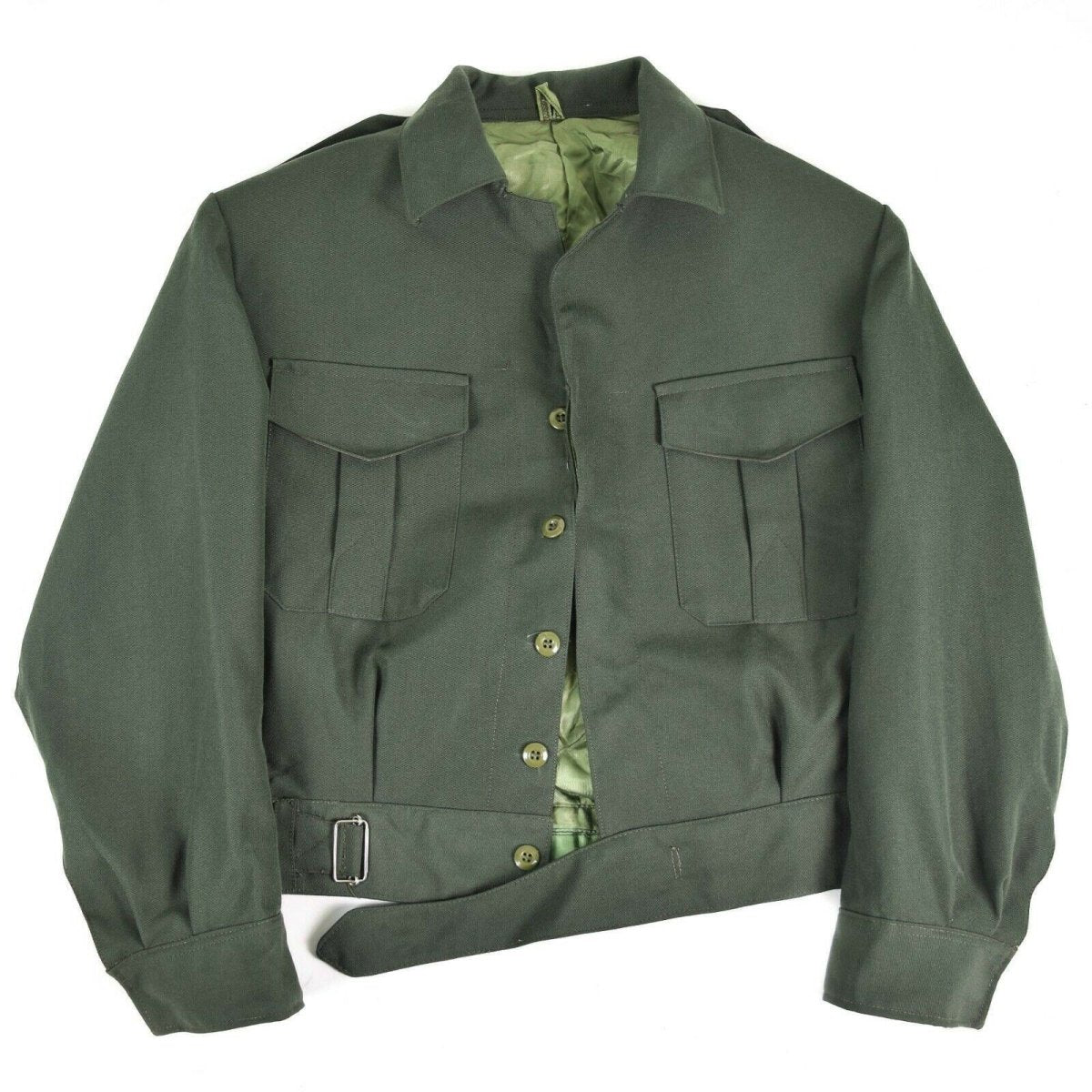 Original Greek army Field ike jacket gabardine wool blaze Greece military NEW
