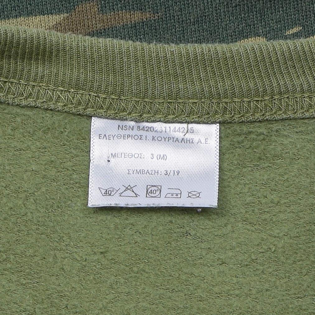 Original Greek army sweatshirt Greece military sportswear shirts lizard camo