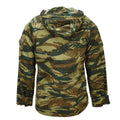Original Greek Military M65 Field Parka Liner Hood Army Jacket Lizard Camo