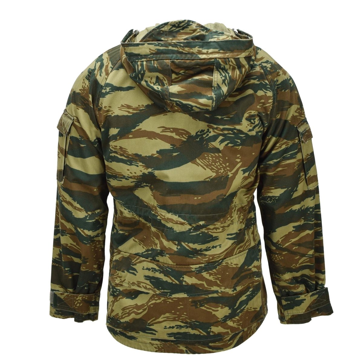 Original Greek Military M65 Field Parka Liner Hood Army Jacket Lizard Camo