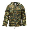 Original Greek Military M65 Field Parka Liner Hood Army Jacket Lizard Camo