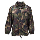 Original Hungarian Military Waterproof Jacket Roll Up Hood Button Flap M93 Camo in camouflage for outdoor and tactical gear use