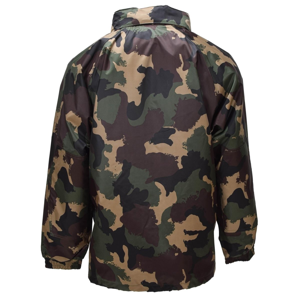 Original Hungarian Military Waterproof Jacket Roll Up Hood Button Flap M93 Camo