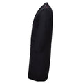 Original Italian Army Carabinieri Wool Coat Double Breasted Uniform Black