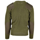 Original italian army pullover Commando Jumper green wool V-neck sweater NEW - GoMilitar