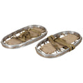 Original Italian Army Snow Shoes Military Aluminum Frame Straps Winter