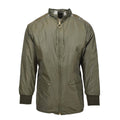Original Italian Military air forces rain jacket hooded lined olive raincoat NEW
