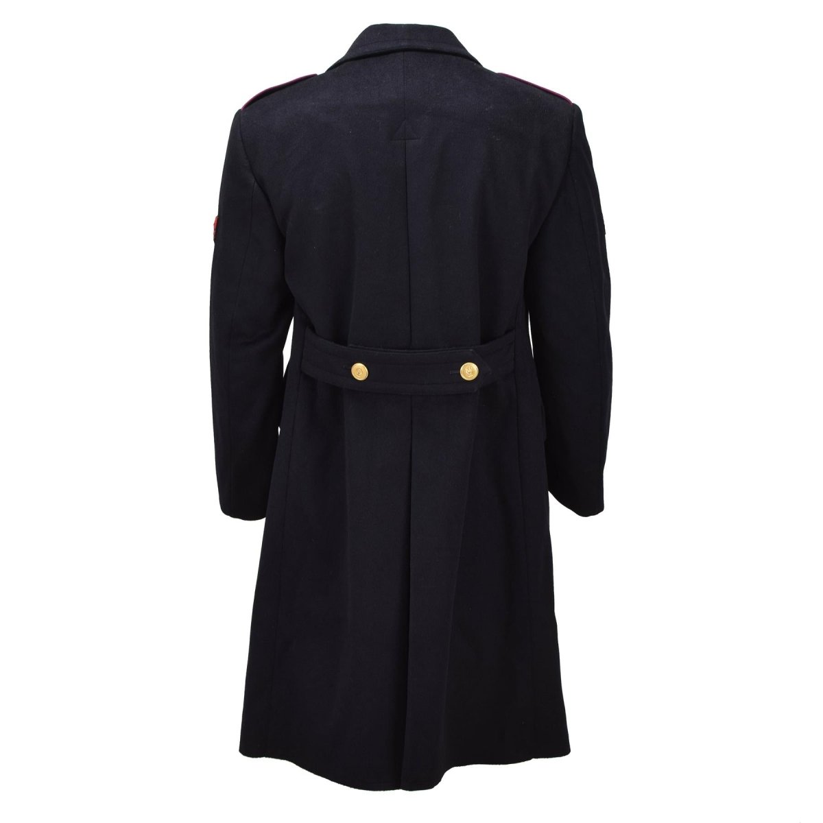 Original Italian Military Carabinieri Dress Coat Wool Double Breasted Black