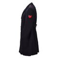 Original Italian Military Carabinieri Dress Coat Wool Double Breasted Black