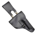Original Italian Military Pistol Holster Right Handed Buckle Closure Black