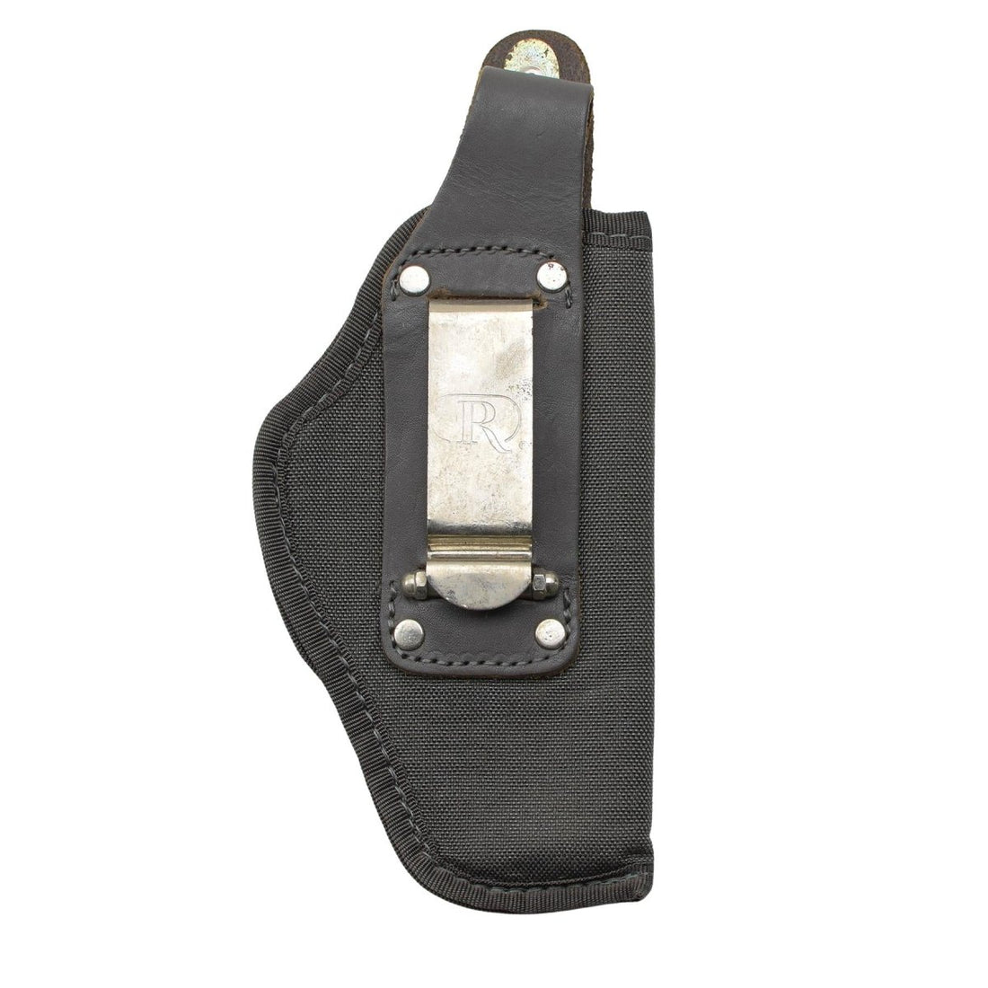 Original Italian Military Pistol Holster Snap Button Closure Nylon Gray New