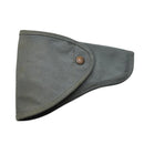 Original Italian Military Pistol Holster Snap Button Durable Canvas Gray - GoMilitar