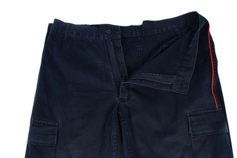 Original Italian police carabinieri pants blue trousers officer law enforcement