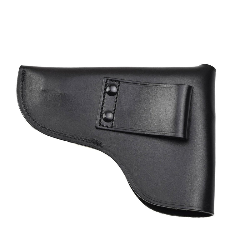 Original Italy Military Pistol leather Holster beretta carry gun holder Black