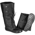 Original Norway army Alfa overboots insulating black leather shoes good grip NEW