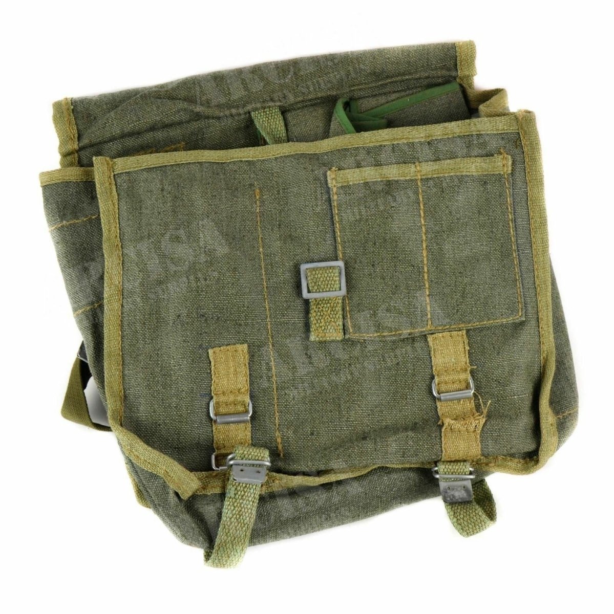 Original Polish army haversack canvas shoulder bag bread bag bushcraft