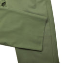 Original Polish Military Dress Pants Durable Field Trousers Army OD Green close-up of folded pant leg square image