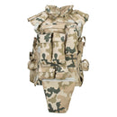 Original Polish Military Tactical Vest Plate Carrier lightweight Desert Camo - GoMilitar