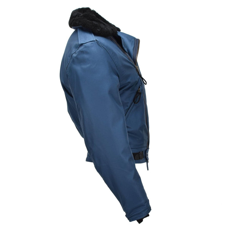 Original RCAF Canadian Air Force Pilot Jacket Military Surplus Blue - GoMilitar