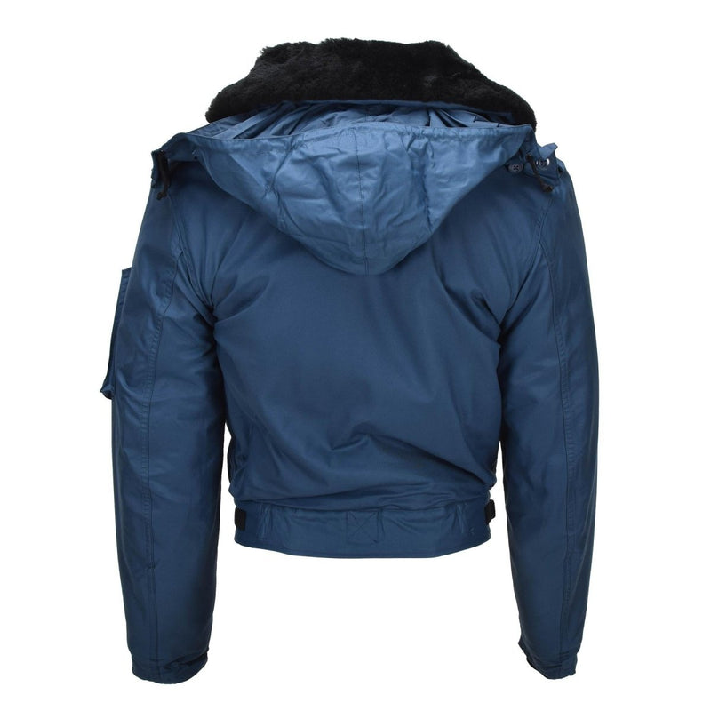 Original RCAF Canadian Air Force Pilot Jacket Military Surplus Blue - GoMilitar