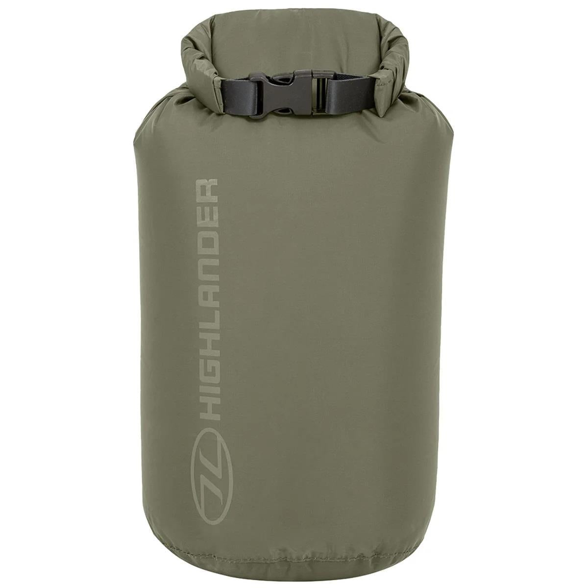 Original Scottish Army Highlander Dry Bags 1L–40L Roll Top Quick Release Buckle