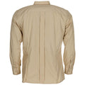 Original Spanish Military Long Sleeve Field Duty Work Shirt Lightweight Khaki