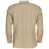 Original Spanish Military Long Sleeve Field Duty Work Shirt Lightweight Khaki