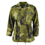 Original Swedish army heavy M90 jacket splinter camo military field troops NEW