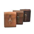 Original Swedish military hard leather belt pouch universal magazine bag vintage