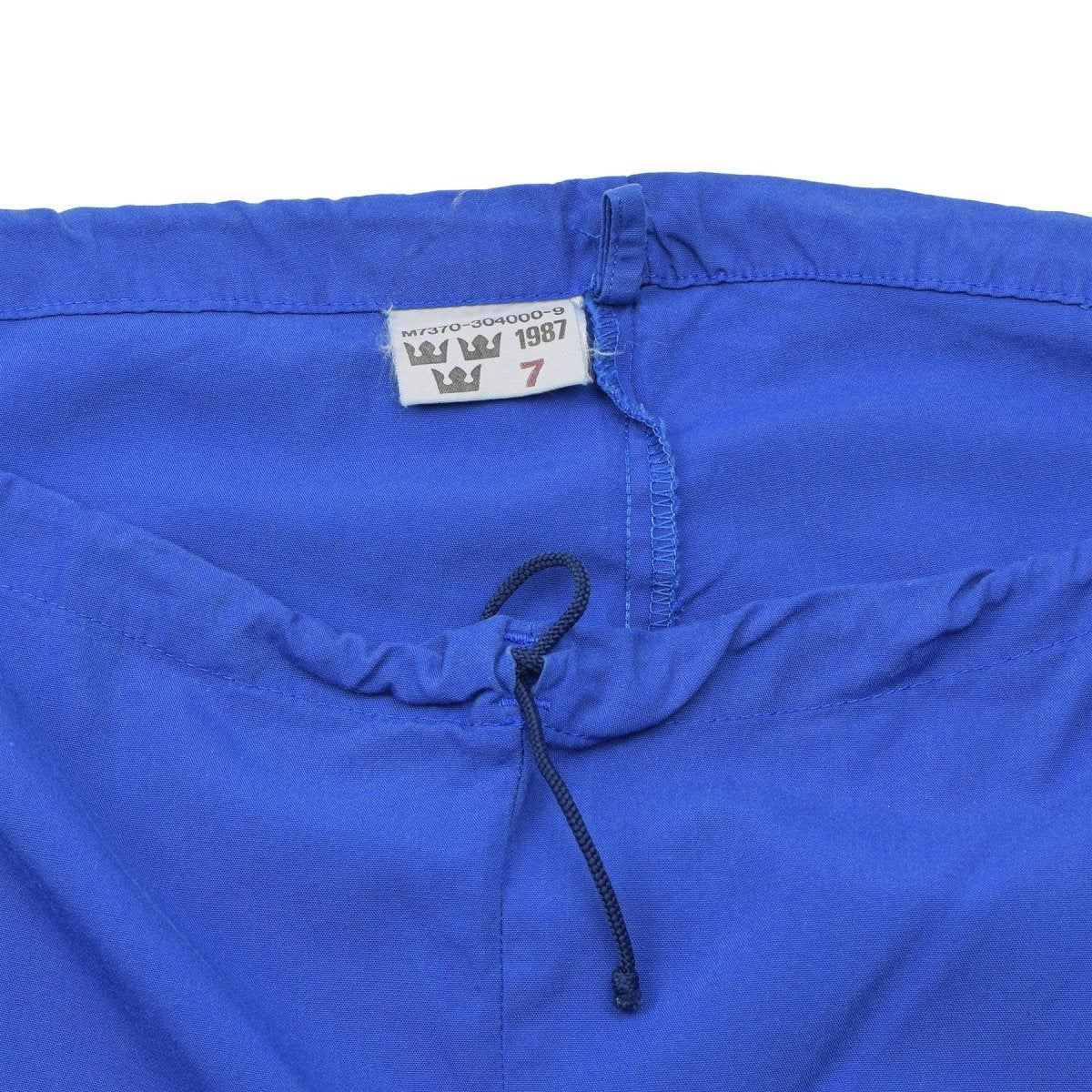 Original Swedish Military sweatpants trousers adjustable waist work wear Blue