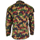 Original Swiss army jacket M83 combat field Alpenflage Camo shirt zipped NEW - GoMilitar