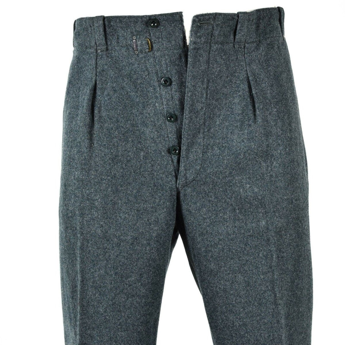 Original Swiss army wool pants military surplus field trousers Switzerland