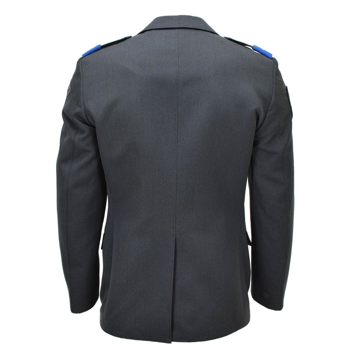 Original Swiss Military Formal Jacket Vintage 4 Pocket Design Dark Gray