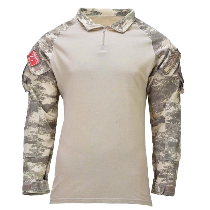 Original Turkish Military Combat Shirt Tactical Stretch Fabric M2021 Camo - GoMilitar