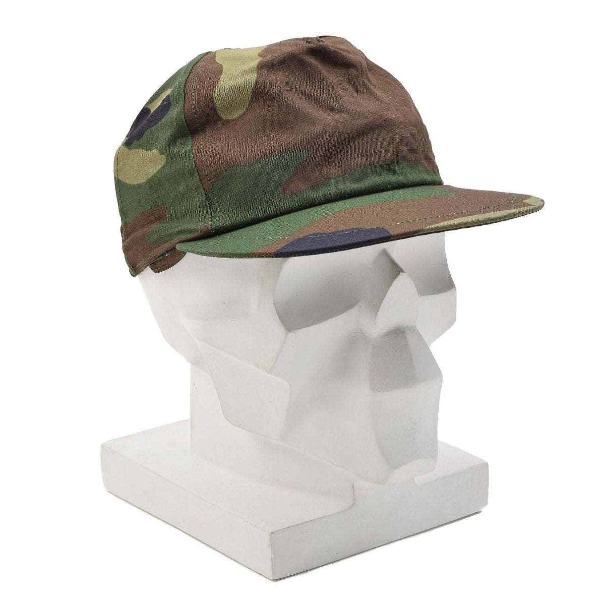 Original Turkish Military Field Cap Elasticated Rear Band AG18 Woodland Camo